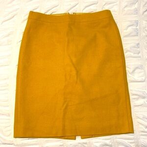 J. Crew Wool Lined Pencil Skirt